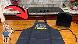 2pc Kids Apron and Chef Hat Set Overview I Is It Worth It? #ad #amazoninfluencer
