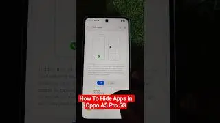 How to Hide Apps In Oppo A5 Pro 5g, All Oppo Smartphone Apps Hide settings #apphide #shorts #short
