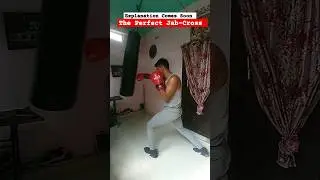 The Perfect Way To Throw The Jab-Cross!😱🥶|#boxing #jab #cross