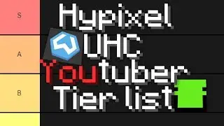 Hypixel UHC Youtuber Tier List