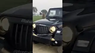 2023 BLACK MAHINDRA THAR || Full video on channel || 4X4 || TOP END MODEL @TharMahindra