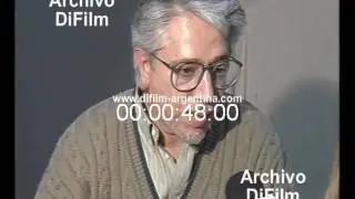 Luis Puenzo talks about The Plague with Raul Julia 1991