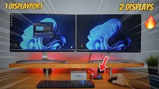 🔥 Turn 1 DisplayPort into 2 DisplayPort Outputs with Extended Display Mode 🚀 OREI DP-102