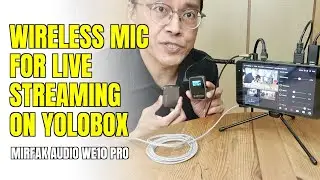 Беспроводной микрофон для прямых трансляций на Yolobox &mdash; Mirfak Audio WE10 Pro