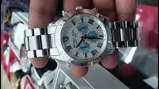 Michael Kors Chronograph Style Stainless Steel Wrist Watch &ndash; Silver Dial