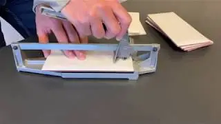 Micro Cutter 24 in action on Subway Tiles - chipping free technique