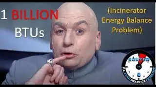 PE Exam Practice Problem #100: Environmental | Incinerator Energy Balance with Missing Fractions