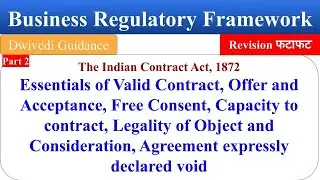 2| Business Regulatory Framework, business regulatory framework bcom, lucknow university, contract