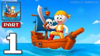 Treasure Hunter: Pirate Game - Gameplay Walkthrough Part 1 - Hunt For Pirate Riches (iOS, Android)