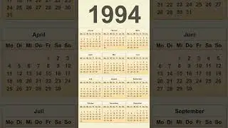 Kalender 1994