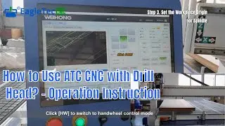 How To Use an Automatic Tool Changer (ATC) CNC Router with Drilling Block? -Operation Instruction