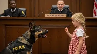 Little Girl Faces Police Dog in Courtroom &mdash; Her Two Words Leave the Judge Frozen