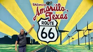 Amarillo TEXAS (Cadillac Ranch) The Big Texan Steak Ranch and more Route 66. Season 4 Ep 5 🇨🇦🇬🇧🇺🇸