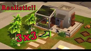 Extreme 3×3 Tiny Home | Sims 4 ASMR Speedbuild