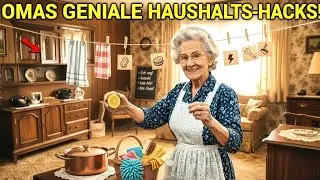 Omas 20 Clevere Haushalts-Tricks, Die Sie UMHAUEN Werden & Ihr Leben VIEL Einfacher Machen!!!