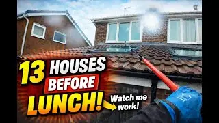 Watch Me Clean 13 Houses Before Lunch | Window Cleaning POV