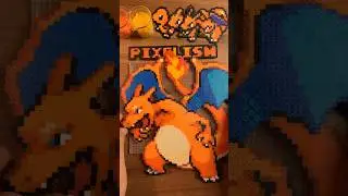 Pokemon No.6 Charizard - Perlerbeads Hamabeads Charmander #charmander#pokemon#perlerbeads#charizard