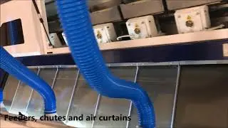 AMVT Color Sorter   sorting dehulled oats with True Color and NIR sorter