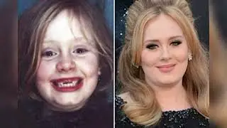 CLIP OF CELEBRITIES YOUNG AND PRESENT PHOTOS |MOVIES STARS|MUSIC STARS | ADELE| DAVIDO| BURNABOY