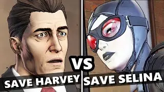 Telltale Batman, эпизод 2 &mdash; СПАСИТЕ ХАРВИ ДЕНТА против СПАСИТЕ СЕЛИНУ КАЙЛ / Женщину-кошку &mdash; (Bat...