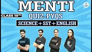 ENGLISH vs SCIENCE vs SOCIAL SCIENCE | 🔥CLASS 10TH - MENTI QUIZ - PYQ'S🔥 | CLASS 10 CBSE BOARD 2023