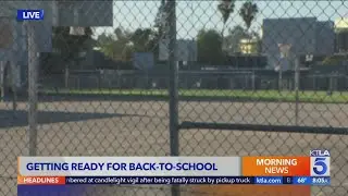 Thousands of kids at L.A. area schools get ready to return to the classroom