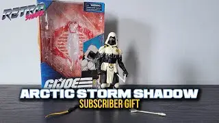 Subscriber Gift! GIJOE Classified Arctic Mission Storm Shadow Action Figure Review | RetroShArK