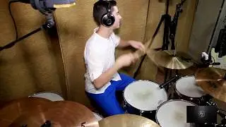 ALEKS THE DRUMMER - EYE OF THE TIGER - SURVIVOR [ 14 YEAR OLD ]