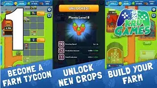 Idle Farm Tycoon - Merge Simulator Gameplay Walkthrough #1 (Android, IOS)