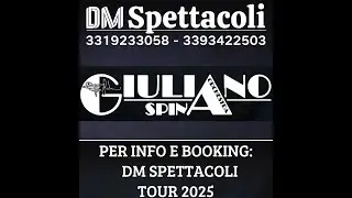 DM Spettacoli - Giuliano Spina Orchestra - Video Promo - Revolution Tour 2025