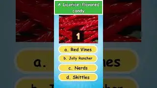 🍭 Sweet Tooth Challenge! Test Your Candy Knowledge in 6 Seconds! 🍬 | Quick Quiz Shorts #candy