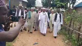 Dhafa kubwa iliyohudhuriwa na masheikh katika maulidi Madrasat Nuurul Maarif Kahama 2025