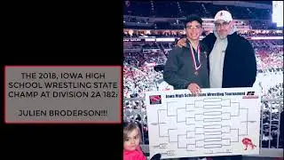 2019 Iowa 2A Best of the Best Wrestling Captain: Julien Broderson, Davenport Assumption