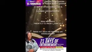DAY 3 || 21 DAYS OF ENTHRONEMENT 