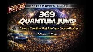 ⚡369 Quantum Jump | Intense Timeline Shift Into Your Chosen Reality (8D Hybrid Subliminal&trade; Sleep) 🌌