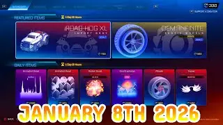 Rocket League ITEM SHOP Daily #429 (8th January 2026)