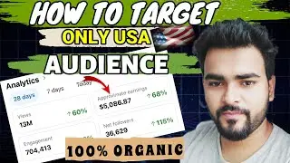 India Se USA Audience Kaise Target Kare? 💰 | How to Target USA Audience on Facebook Organically💸