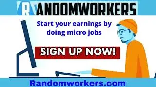 Join the best freelancing site  : randomworkers.com and start your earnings...