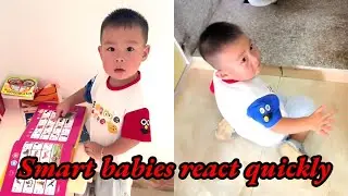 A water pipe burst, and the clever baby immediately turned off the water valve