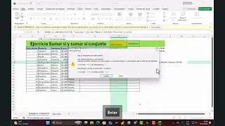 Excel Intermedio. Ejercicio N 1 Sumar si y si conjunto 2025