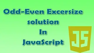 13. Solution for print Odd Even numbers in JavaScript