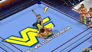 Fire Pro Wrestling World Sims - The Hulkamanics vs Team Flair
