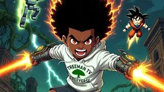 The Money Mountain WAR Living In A Jungle Cartoon: Goku, Robots, & Street Legends Collide