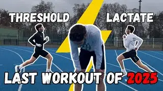 Last Workout of 2025—Threshold and Lactic to finish the year strong