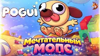 Pogui платформер на ПК: прохождение и геймплей игры Steam (мечтательный Мопс) #indiegame