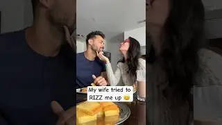 My wife tried to RIZZ me up 😉 #shorts #rizz
