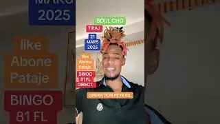 BOUL CHO POU TIRAJ 21 MARS 2025 BINGO 81 FL NAN VIP 463 212 1111 EKRI POU VIP