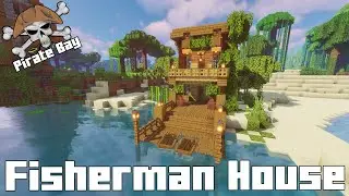 Minecraft Fisherman House Tutorial | Pirate Bay Coastal Hut