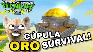 C&uacute;pula De Oro de Gigante! El Oro de Latam! 😏 | EP.38 | ☢️Tecnilife 2☣️ | Survival t&eacute;cnico Bedrock