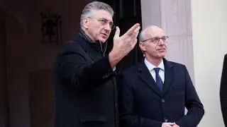 Andrej Plenković spotkał się z premierem Wielkiego Księstwa Luksemburga Lucem Friedenem
